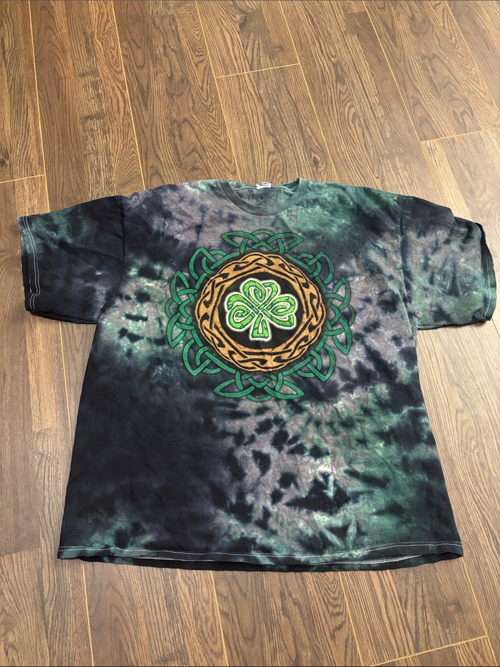 Y2K Tie Dye Celtic Tee